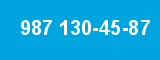 987 130-45-87 987 130-45-87